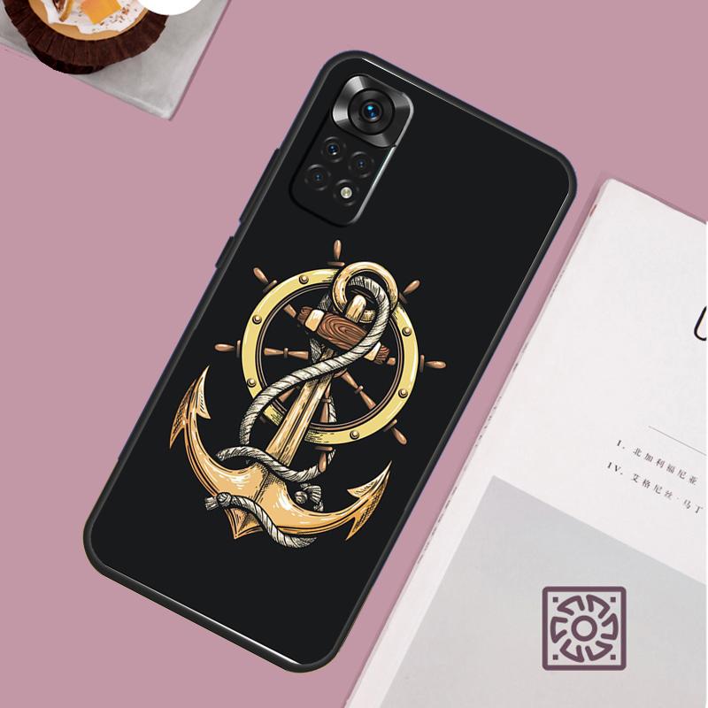 Anchor Sea Beach Case For Redmi Note 12 10 9 8 11 13 Pro 9S 10S 11S 12S Phone Cover For Redmi 12C 9C 10C 13C