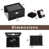 ProCase Watch Box Wooden Watch Watch Holder Organizer with Drawer and Display 8-Slot Case, Men's Case, 8-Slot Dual-Tier