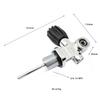 Silver Diving Tank Valve Metal 3000Psi 250Bar 3/4-14NPS Durable Replacement Spare Parts