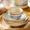 ZISIZ Japanese Style Ceramic Noodle Bowl Set