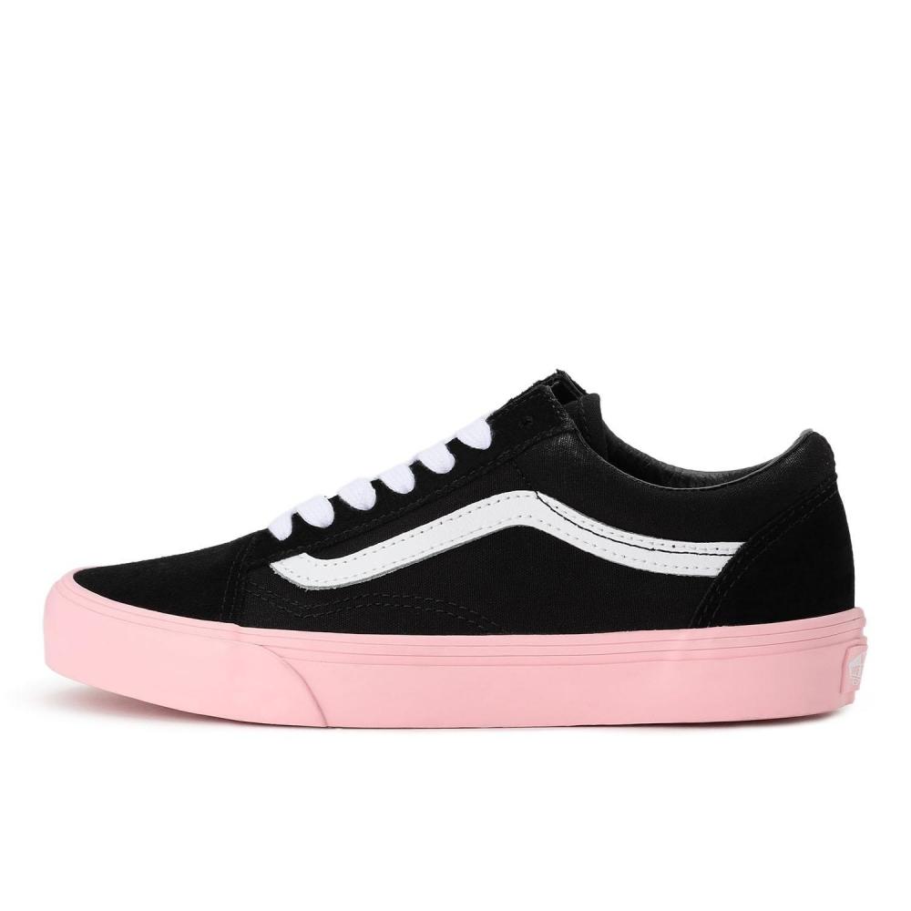 Vans Old School Sidewall Pnk Bk Vn000d6wpib Sidewall Pnk Bk 225