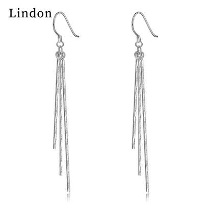 Lindon Women's Zircon Copper Alloy Earrings - Wedding Party Gift Pendant Earrings