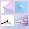 Folding 8 UV Heat Suitable for Both Sunny and Rainy Sun Comes with Small Storage Pouch Parasol, Ribs, Men's & Women's, Windproof, Water-Repellent,