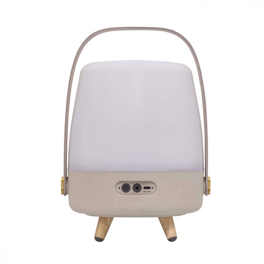 Portable Lamp with Speaker Lite-Up Play Mini Beige