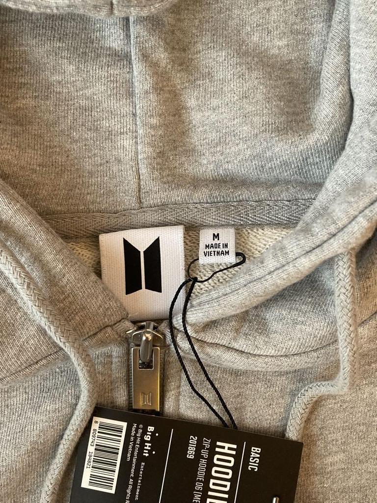 [USED] Extremely Rare BTS Pop-Up Store Official Merchandise: Tae Handwritten Logo Hoodie