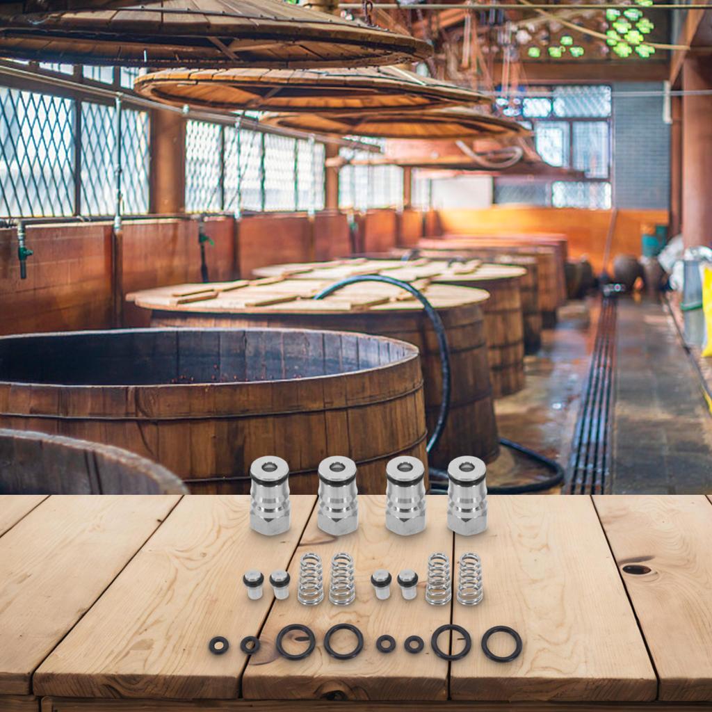 Schläuche Fasskupplungen Heimbrauen Schankbier Kugelschloss Fassanschlüsse Kugelschloss Fassanschlüsse Kupplungen Schankbier Edelstahl