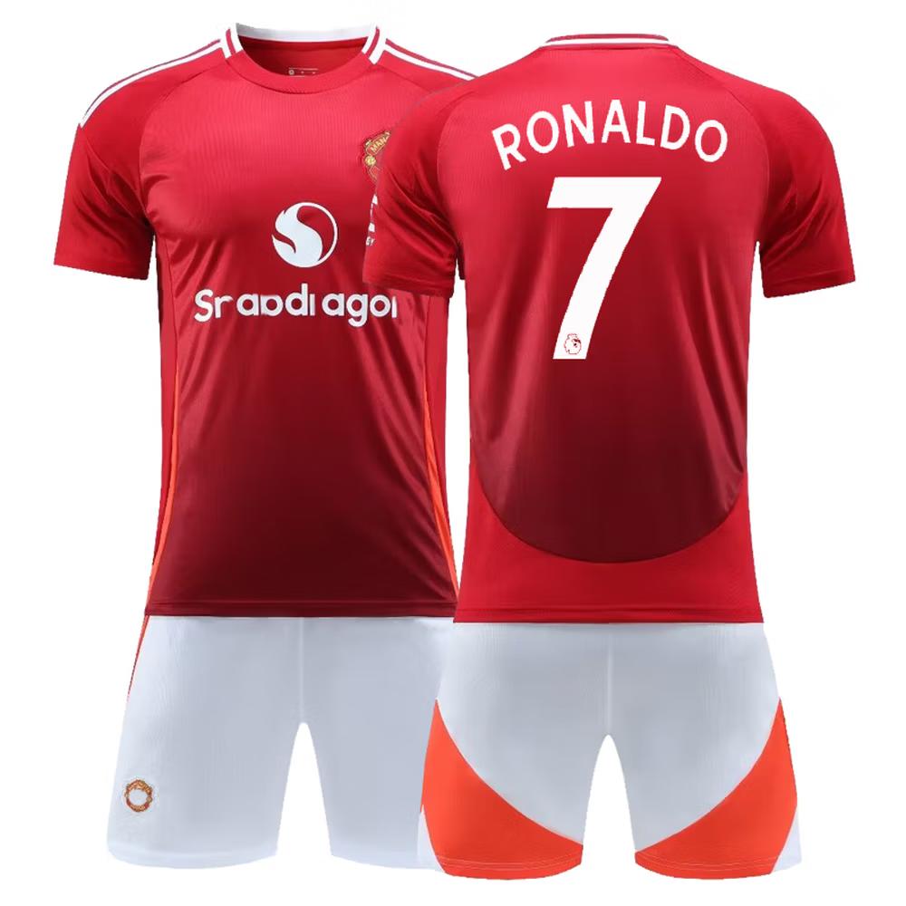2024-2025 Man Utd Home Jersey No.7 Ronaldo 24