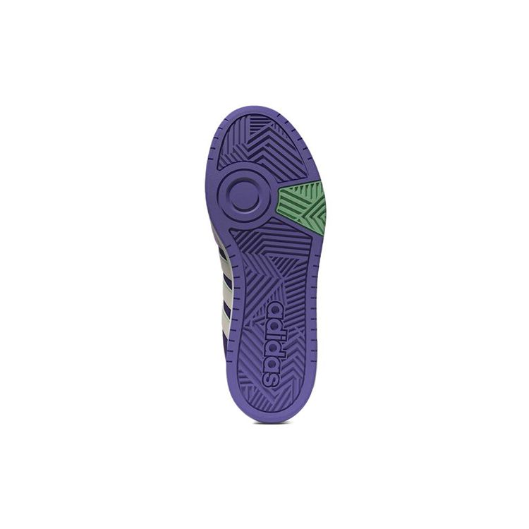 Adidas Neo Hoops 3.0 Comfortable Casual Durable Low-Top Skate Shoes Women Sneakers Purple GZ9478