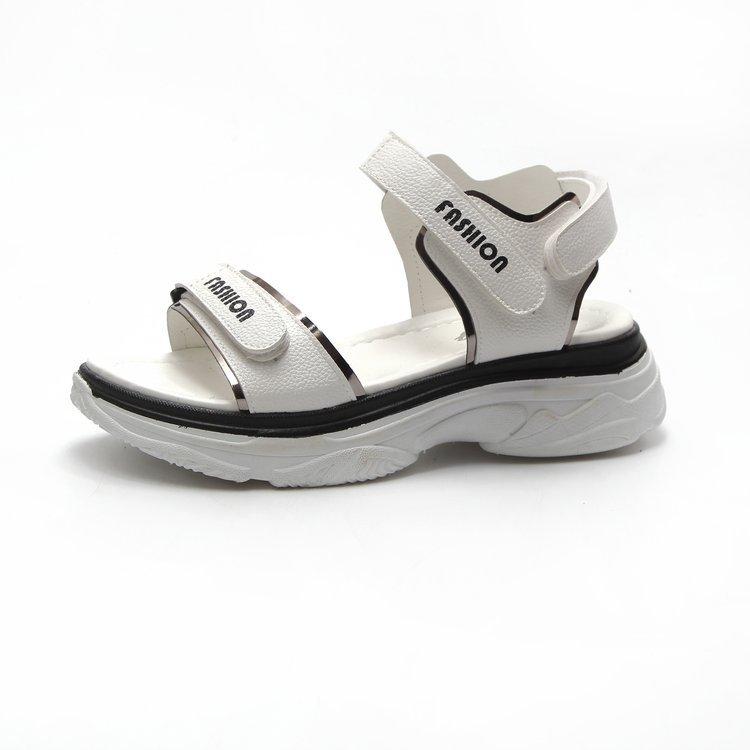 Summer new platform-soled sports fashion sandals women's summer flat-soled students simple shoes