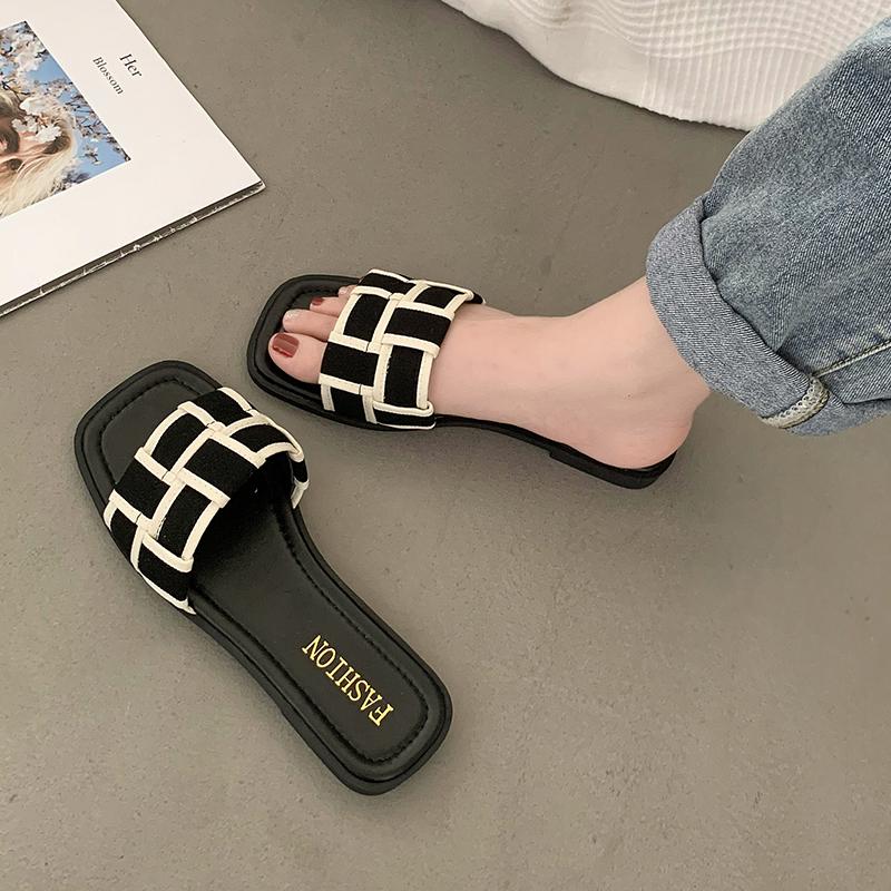 Fashion Female Shoes Ladies' Slippers Luxury Slides Summer Clogs Woman 2025 Designer Flat Beach Beach Shoes Slippers Casual Slides Slipe