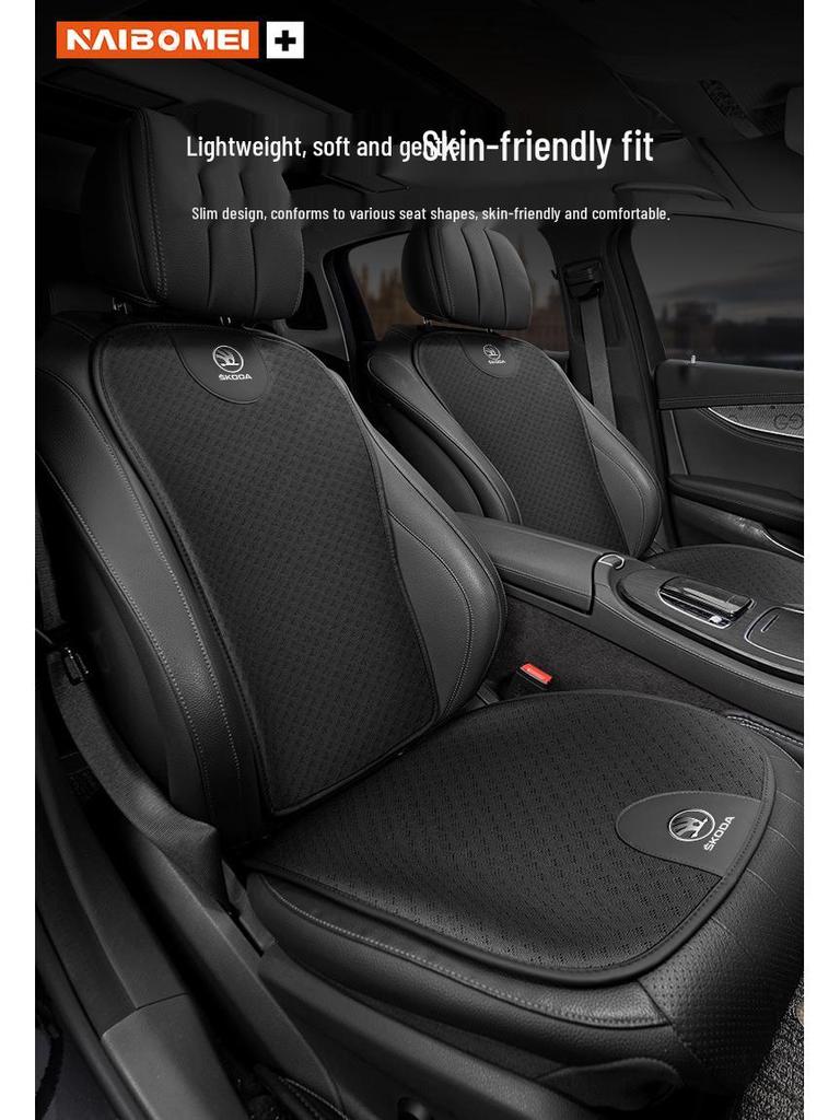 Skoda Octavia, Superb, Kamiq Car Seat and Lumbar Support Cushion for All Seasons.