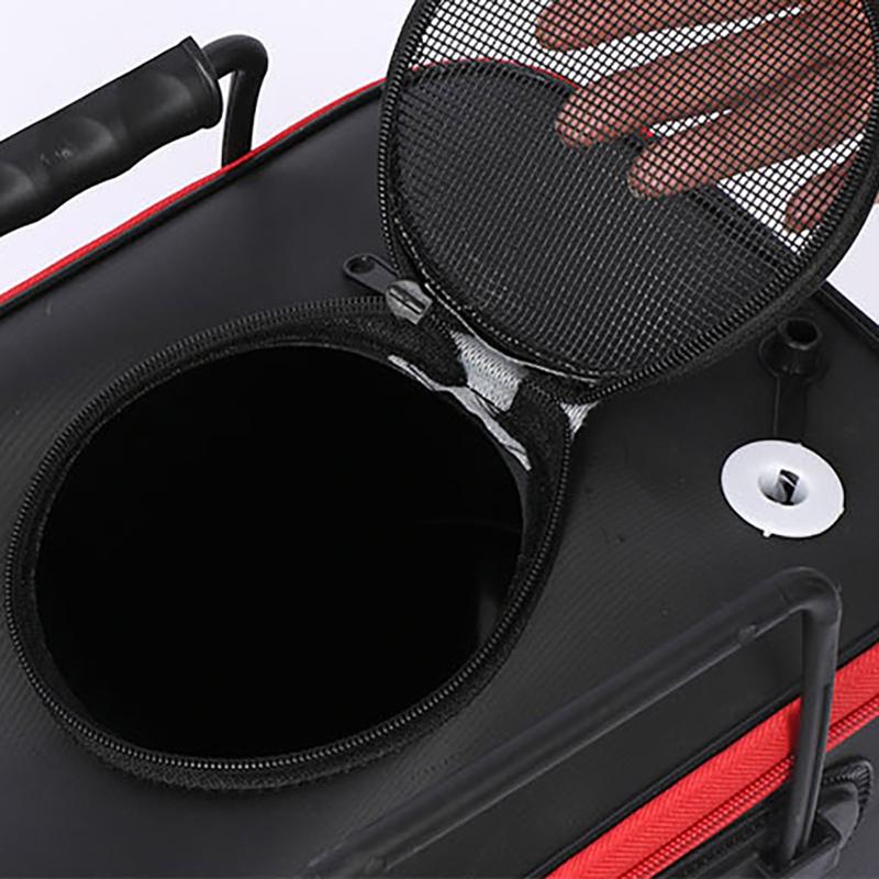 Tragbare Eva Angeltasche Faltbarer Angelaus Eimer Atmungsaktive Lebendfischbox Camping Wasserbehälter Waschbecken Tackle Aufbewahrungstasche