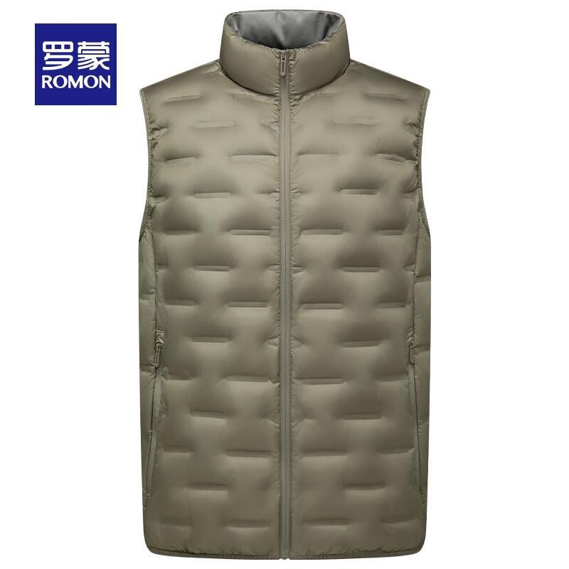 

Romon Men s Stand Collar Down Vest M