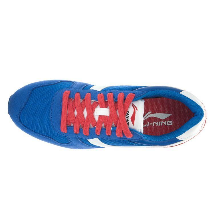 Li Ning Glory Classic Lightweight Sports Shoes Men Sneakers Blue White Red ALCJ069-2