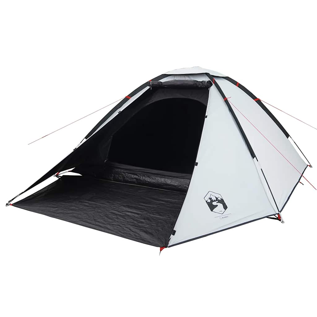 Dome Camping Tent for 4 Persons White & Dark Waterproof