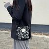 Casual Plaid Tote Bag, Hand Washable Polyester Lined Shoulder Bag with Adjustable Strap and Buckle Closure for Phone and Lipstick Storage
