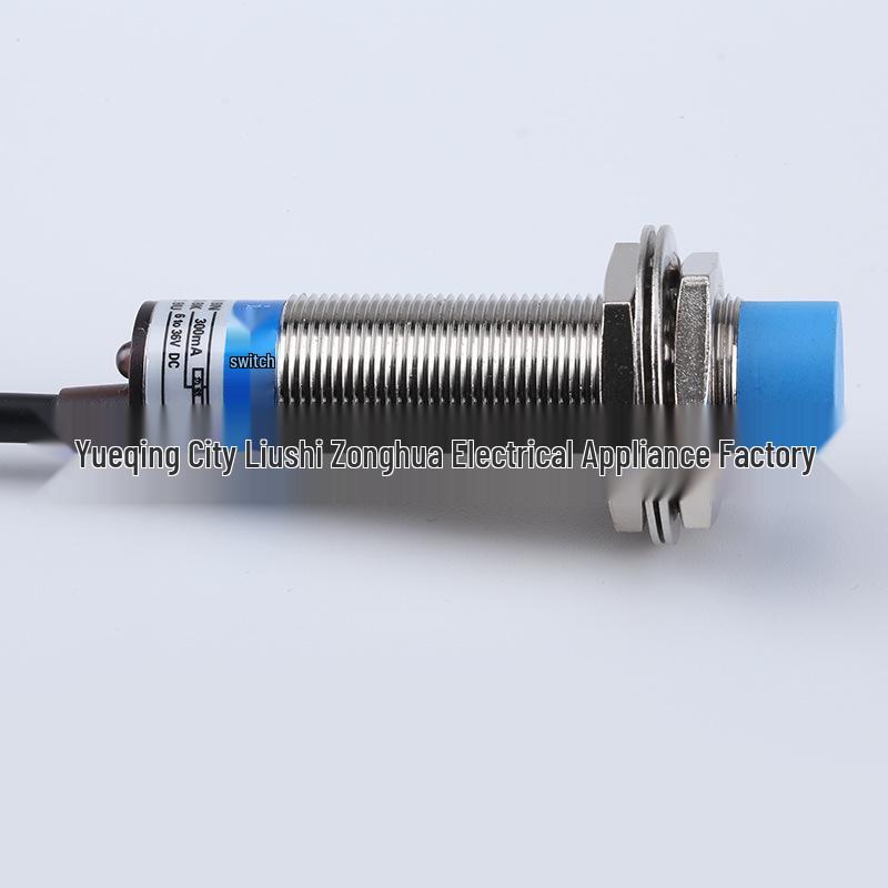 Round Inductive Sensor SE-3025A, DC 3-Wire NPN NO, 6-36V Metal Sensing Proximity Switch