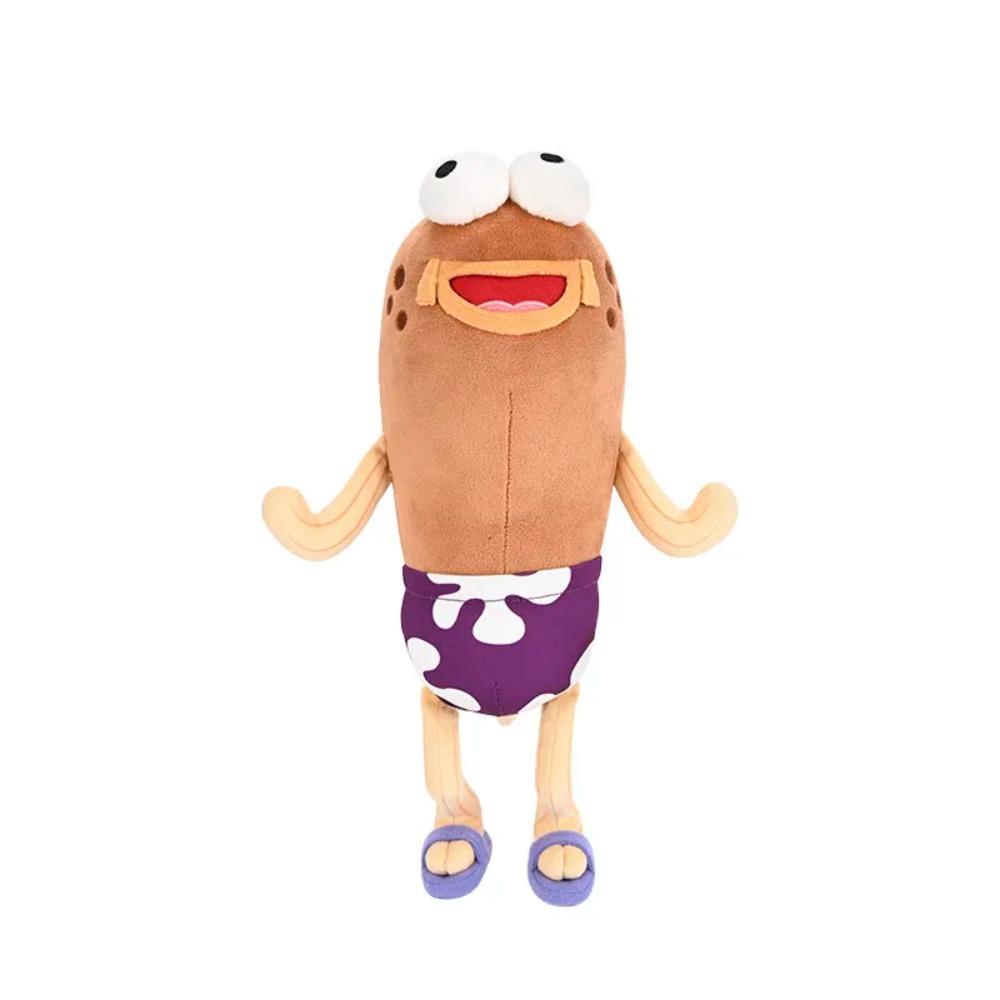 Zaino Peluche Pesce Brutto Carino di SpongeBob, Borsa a Tracolla Personaggio di Bikini Bottom, Borsetta Divertente Peluche per Uso Quotidiano