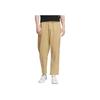 Adidas Originals Trefoil Lw Woven Pants With Solid Color Logo Embroidery Men Bottoms Khaki HR3431