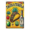 Vintage Tequila Peperkruid Metalen Bord Muurkunst Keukendecor Blikken Poster
