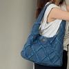 Canvas Canvas Shoulder Bag Large Capacity Female Tote Bag Casual Denim Bag Work
