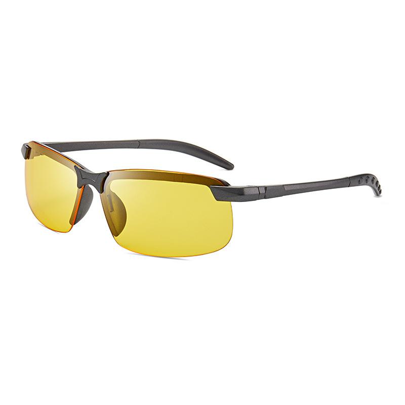 

PC Ультралегкие солнцезащитные очки для водителя, зеркало для вождения, очки ночного видения для вождения, модные солнцезащитные очки, неполяризованные очки Yellow lens