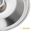 Kichvoe Pot Lid, 14cm, Stainless Steel and Iron, for Seasonings, Small Cookware, Frying Pans, and Woks