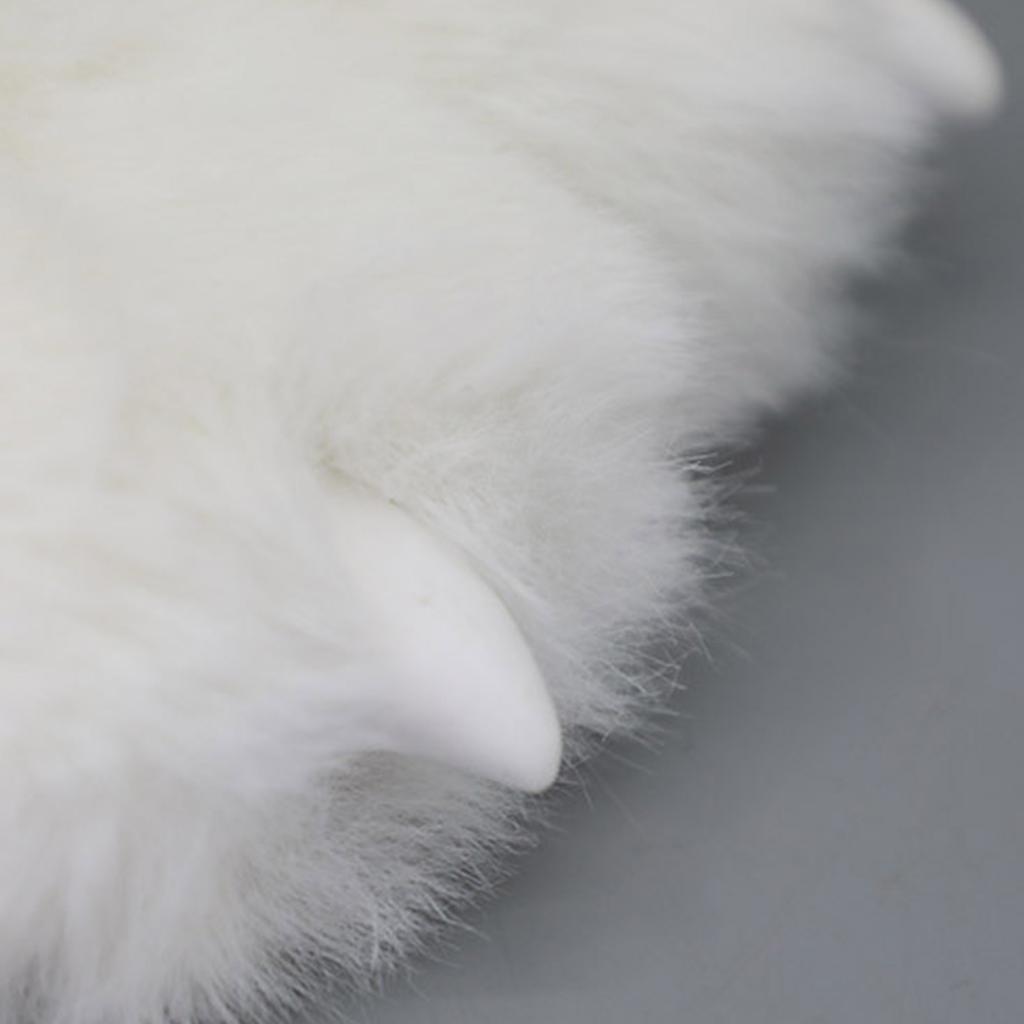 Set of 8 Artificial Animal Nail DIY Resin Beast Nails for Anime Fans Party Performances Jewelry Fursuit Accessories