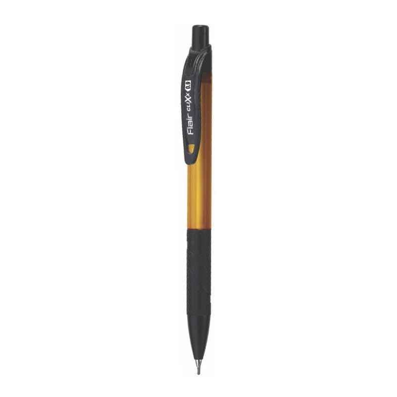 Механический карандаш Flair Clixx Bold 0.9 мм HB, упаковка 10 шт., для школы, офиса, рисования, эскизов, треугольный грип, в пенале
