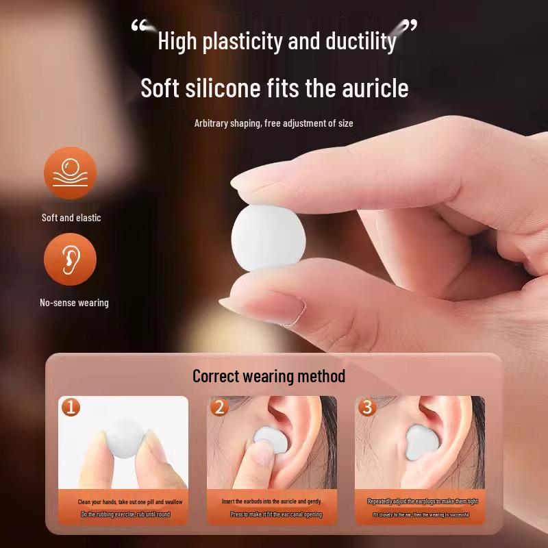 Silicone Soundproof Sleep Earplugs for Noise Reduction