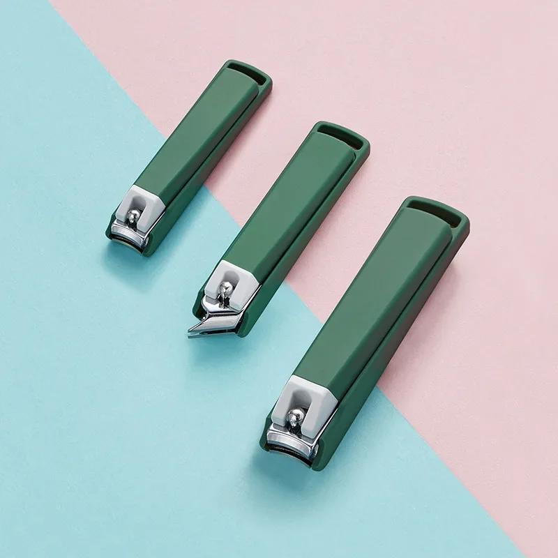 Nail Scissors Anti-splash Nail Clippers Single Large Mouth Cover Decoration Nail Clippers German Household 1PCS Drop Shipping