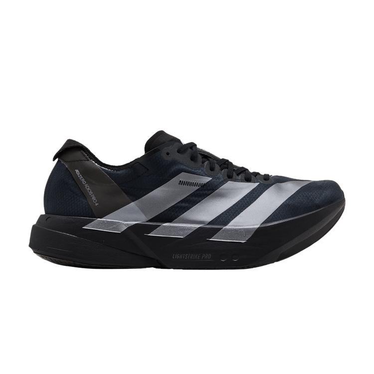 adidas Adizero Adios Pro 4 Черный Основной Металлический Железный Углерод 41