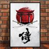 Japan Samurai Anime Poster Abstract Wall Art Bushido Canvas Painting Japanese Warriors Portrait Picture Print Home Wall Decor No Frame