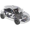Clementoni - Fiat 500 Electric Construction Set - App Available - Made In Italy