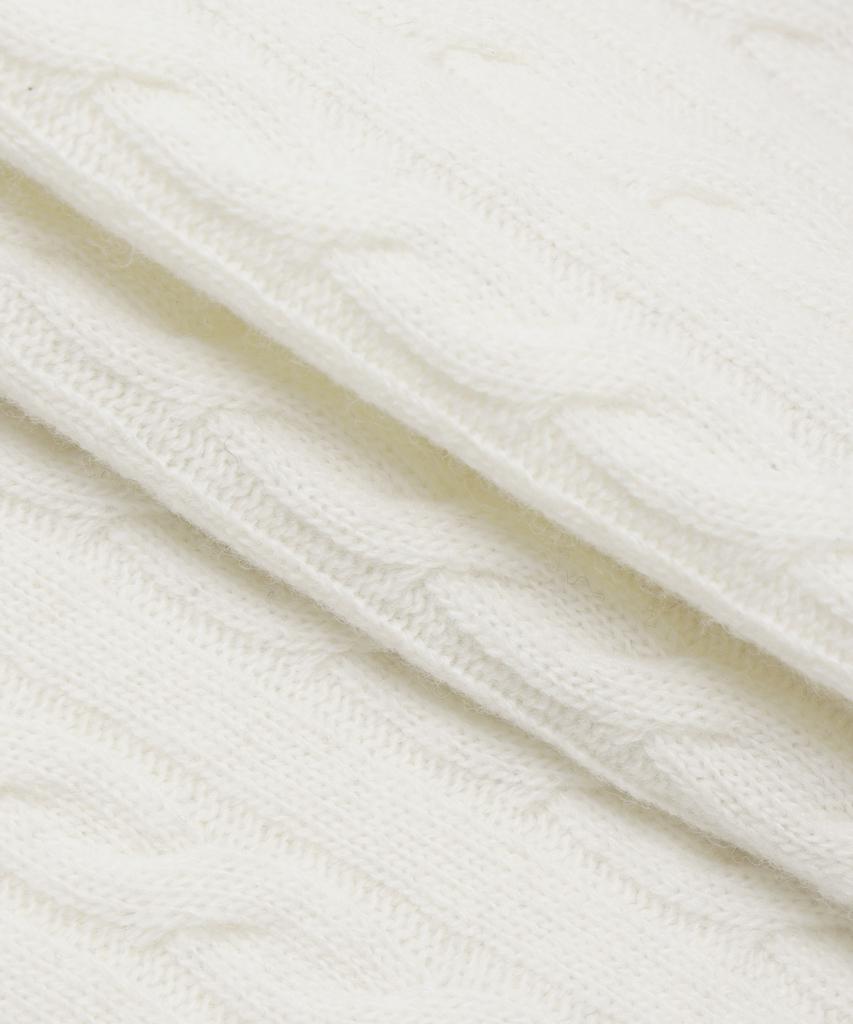 BROOKS BROTHERS [Women'S] Wool Cable Sweater (Ivory) (Bbwrwbf401)