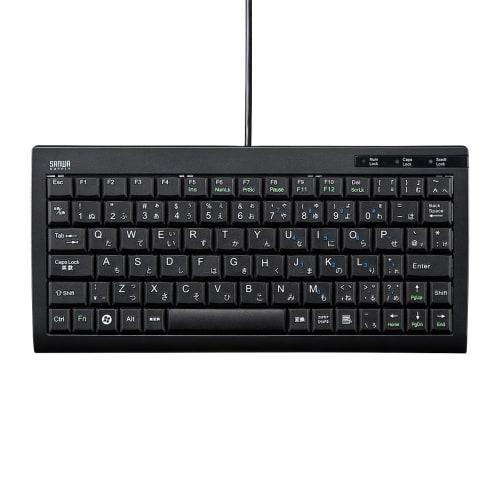 Sanwa Supply Mini & Slim USB Keyboard Pantograph No Numeric Keypad Black SKB-SL28BK