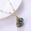 Conch Pendant Necklace for Women  Female Cowrie Summer Party Gift Zircon