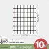 Xihé Disposable Waterproof Oil-Proof Tablecloth - Black & White Grid