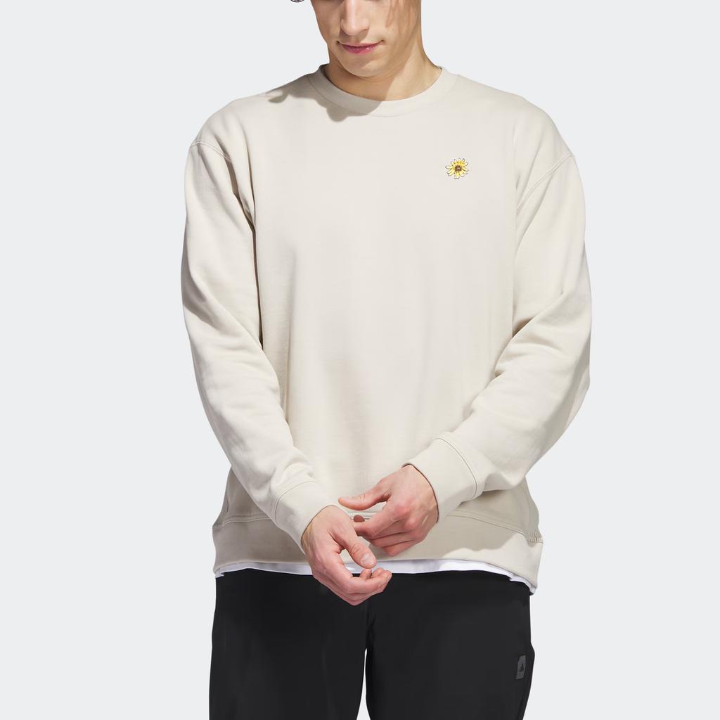 Adidas Adicross X Graphic Print Crewneck Sweatshirt Unisex Tops Clear-Brown HS5607