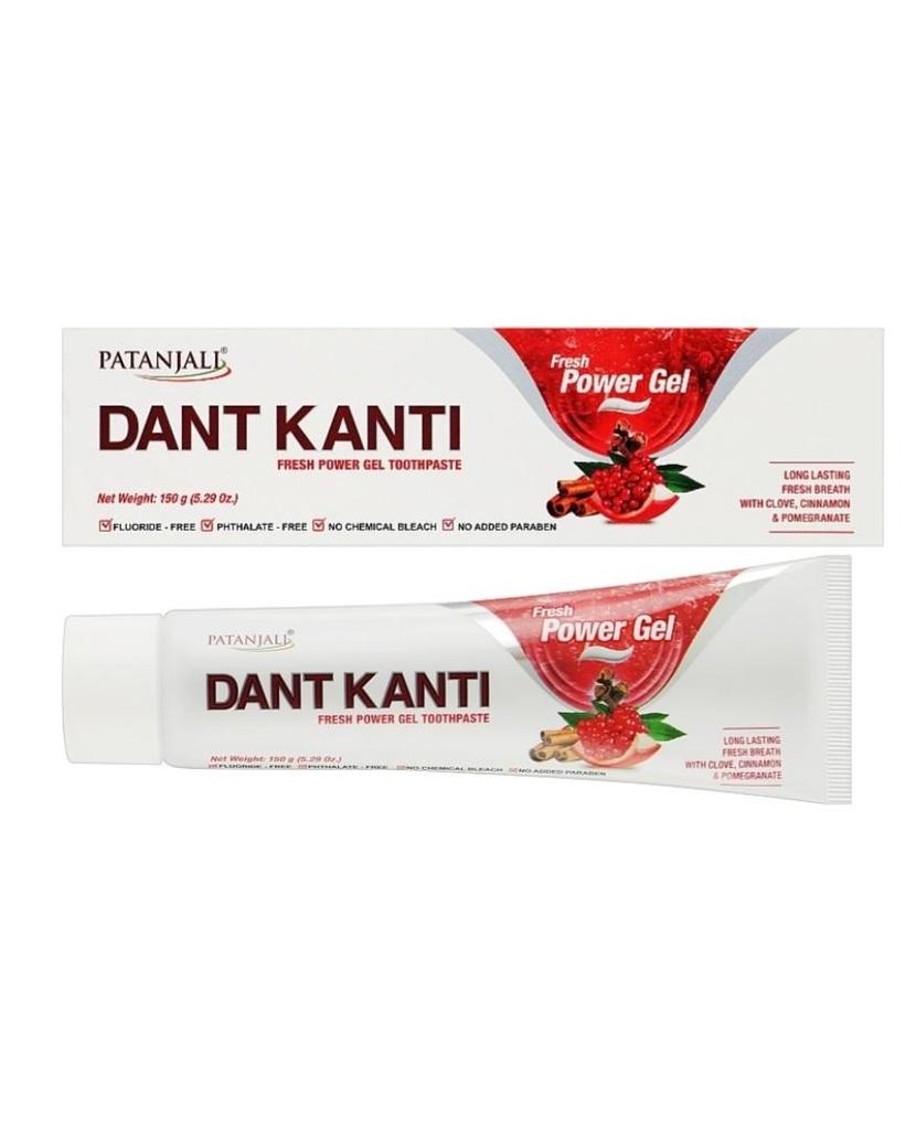 Toothpaste The Power of Fresh Gel Patanjali Dant Kanti Fresh Power Gel Toothpaste