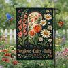 Foxglove Daisy Tulip Garden Ag Double-Sided Oral Yard Banner AAV