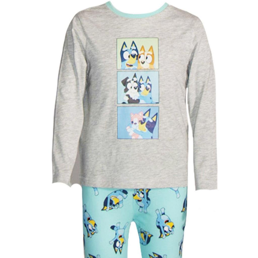 Bluey Childrens/Kids Characters Long Pyjama Set