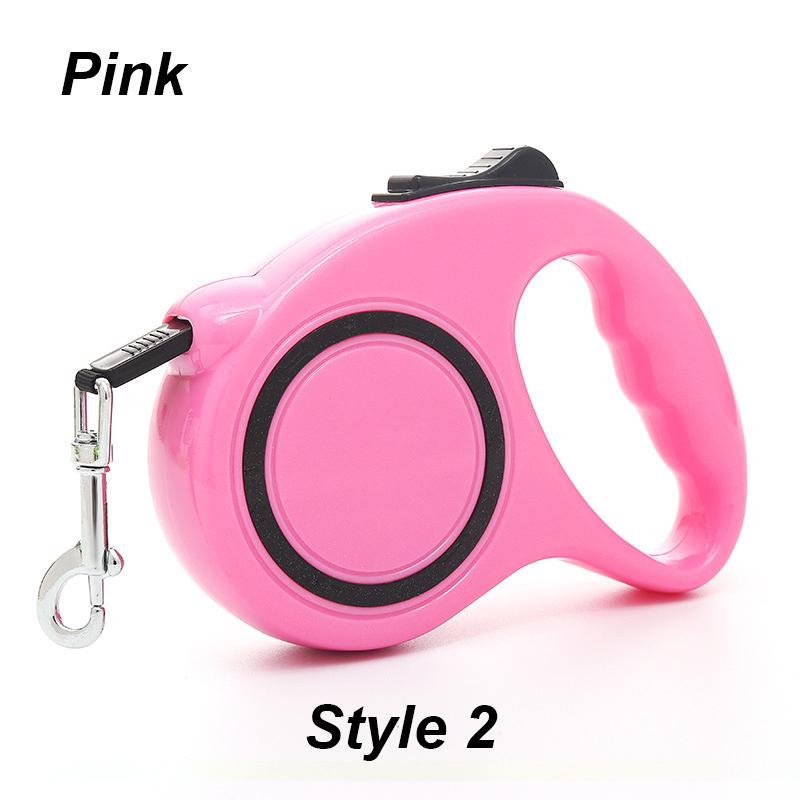 3M/5M Retractable Dog Leash Automatic Retractable Durable Nylon Lead Puppy Outdoor Travel Walking Traction Rope Pet Supplies