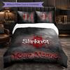 Slipknot Customized Name Text Bedding Set, 1 Duvet Cover & 2 Pillowcases Personalized Bedroom Gift