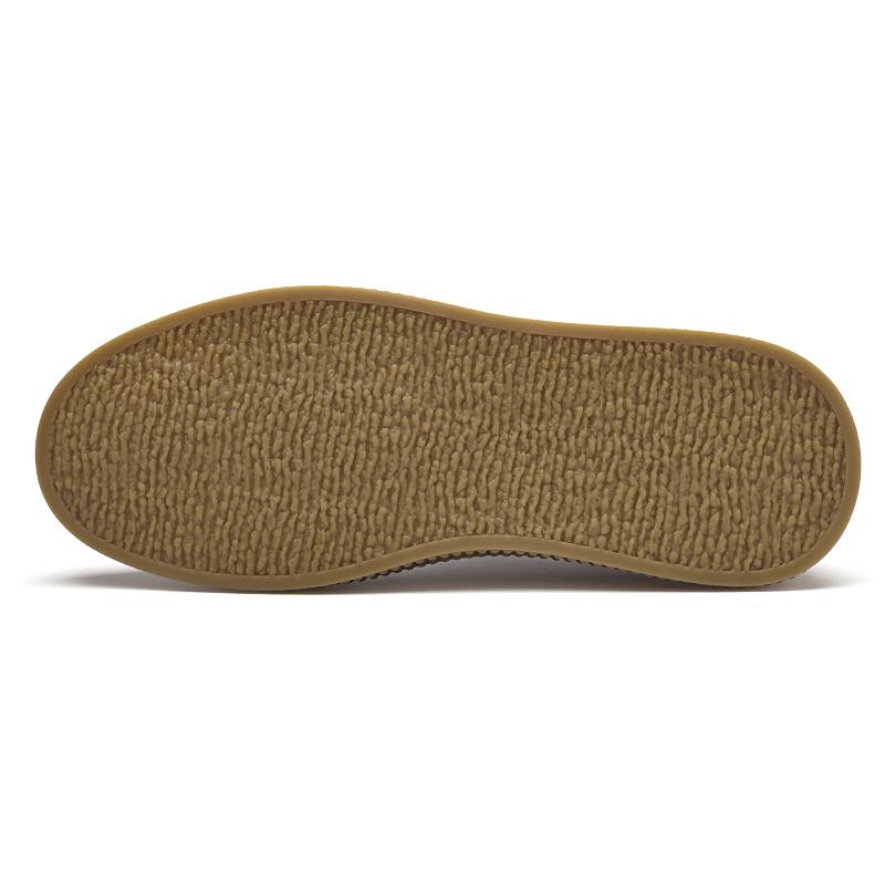 WAERTA Casual Sneakers Men‘s Suede Lace-up Flats Genuine Leather Round Toe Male Shoes Comfortable Breathable Trainers Handmade