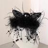 Beach Feather Hair Claw Clip Ponytail Claw Princess Barrettes Hair Adornment