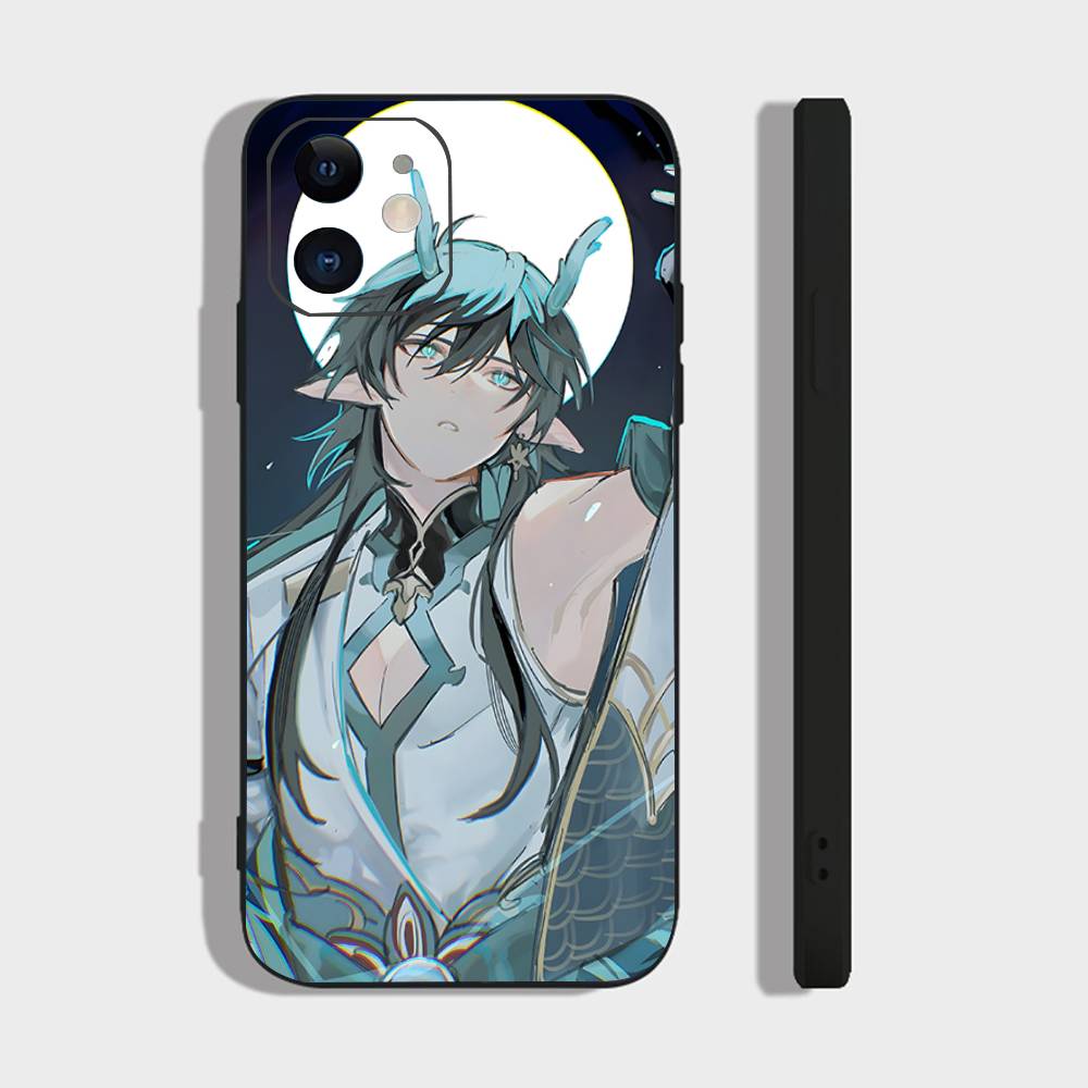 Imbibitor Lunae Game Genshin Impact Phone Case For IPhone 17 Air 16 15 14 13 Pro Max 11 12 Black Silicone Cover