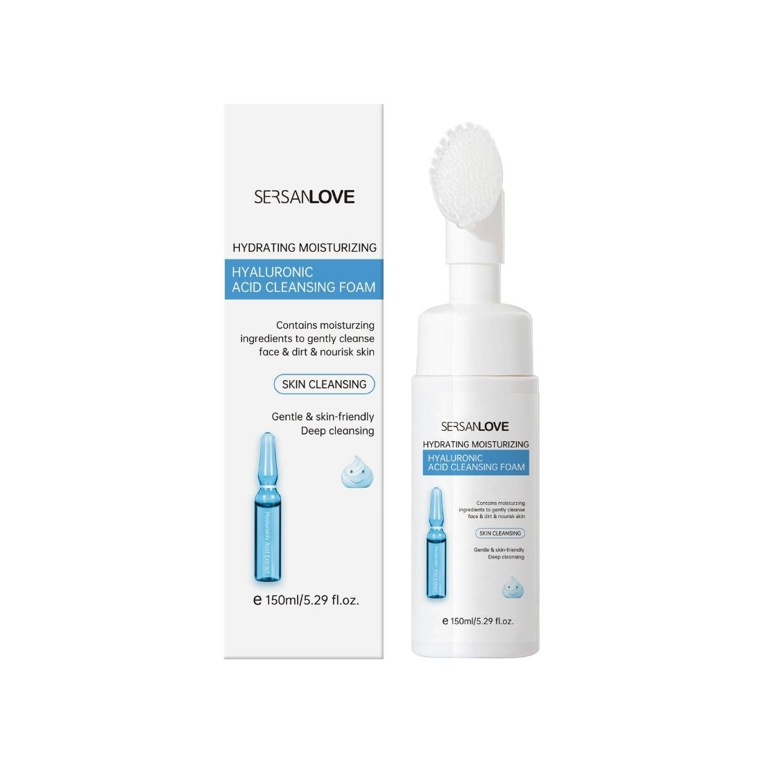 

SERSANLOVE Pianka do mycia twarzy z Kwasem Hialuronowym 2%, 150 ml