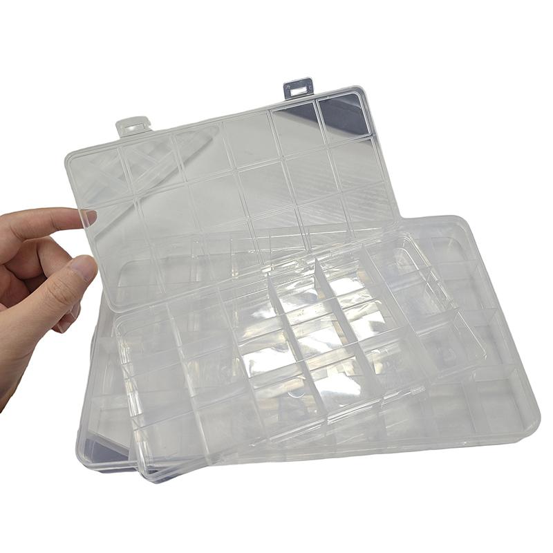 New Jewelry Earring Bead Screw Holder Case 18/32/36 Grid Compartment Plastic Transparent Storage Box Display Organizer Container