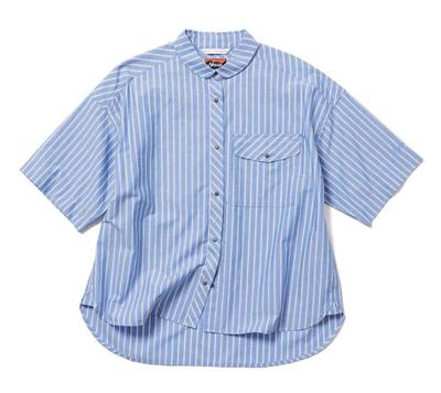 Spring Stripe Shirt WL Size BLU [NANGA] (Women's)